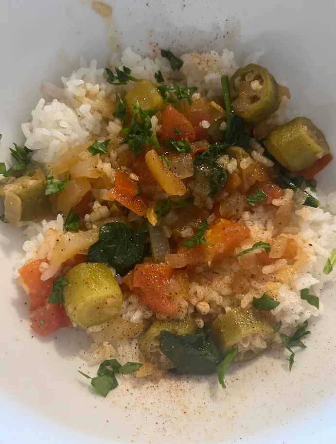Okra Stew, a DR Congo recipe